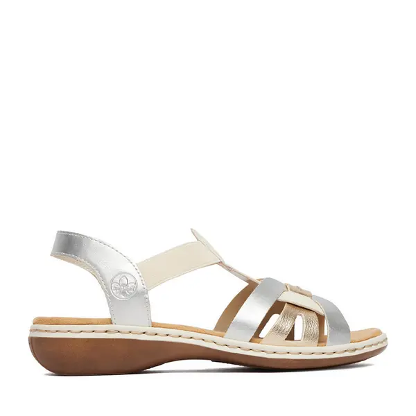 Rieker Sandale Rieker CEO-65918-91 Srebrna