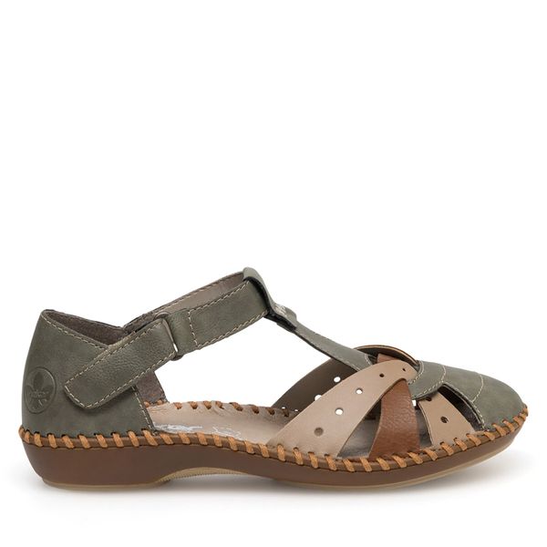 Rieker Sandale Rieker M1655-54 Zelena
