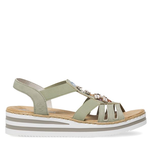 Rieker Sandale Rieker V0245-52 Zelena