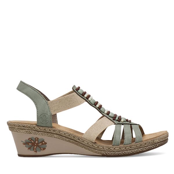 Rieker Sandale Rieker V2451-52 Zelena