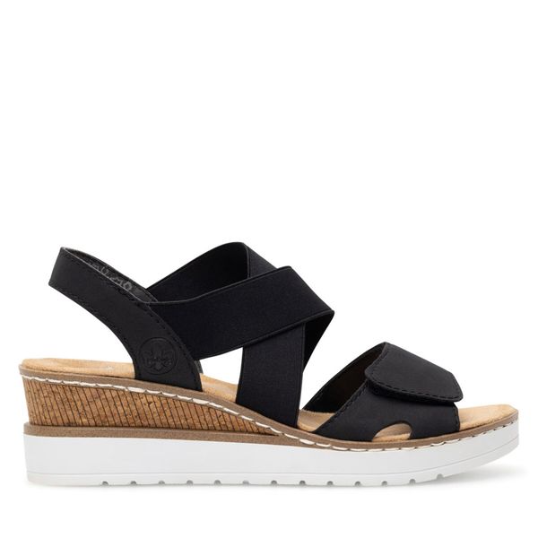 Rieker Sandale Rieker V38G8-00 Crna