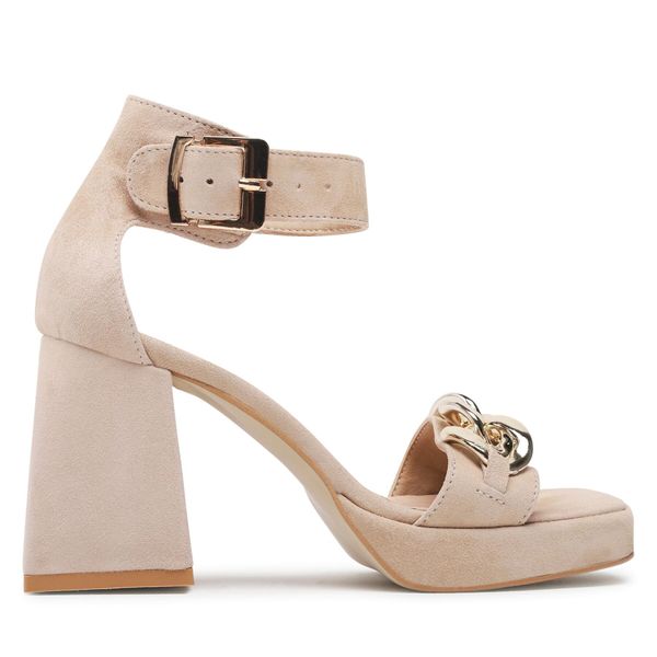 Roberto Sandale Roberto 3207 Beż Zamsz