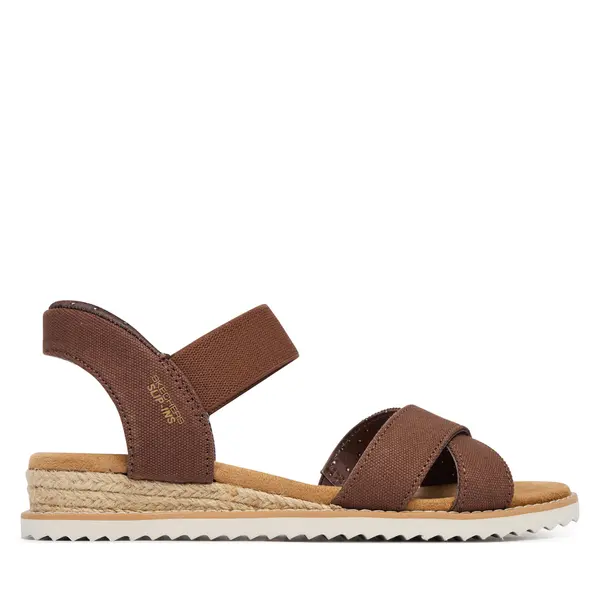 Skechers Sandale Skechers BOBS Desert Kiss - Golden Lily 114418/CHOC Smeđa