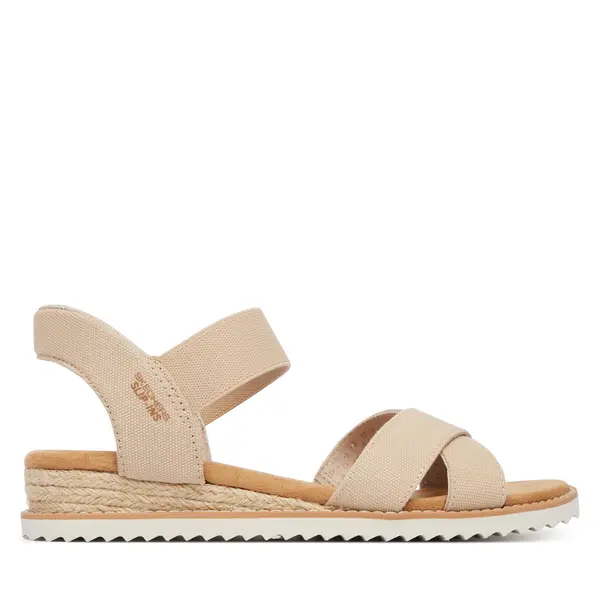 Skechers Sandale Skechers BOBS Desert Kiss - Golden Lily 114418/NAT Bež