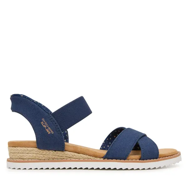 Skechers Sandale Skechers BOBS Desert Kiss - Golden Lily 114418/NVY Tamnoplava