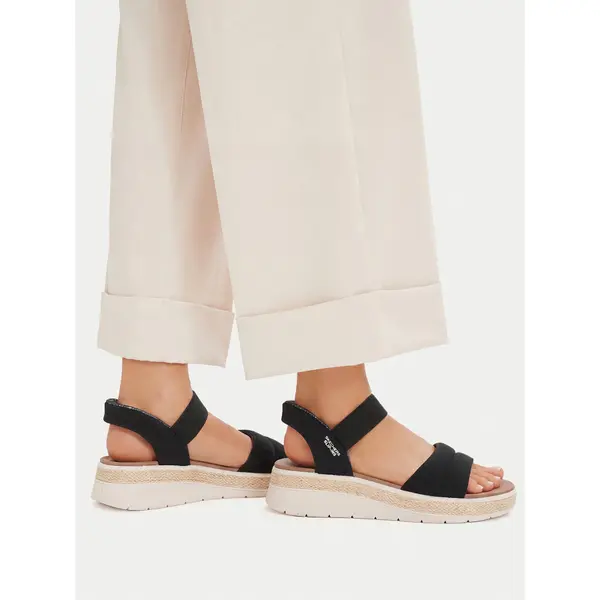 Skechers Sandale Skechers BOBS Sun Ray 114413/BLK Crna