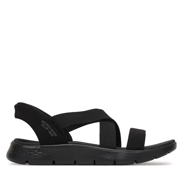 Skechers Sandale Skechers Go Walk Flex Sandal - Glimmer 141489/BBK Crna