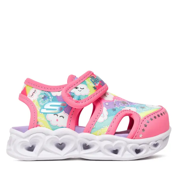 Skechers Sandale Skechers Heart Lights Sandals-Cutie Clouds 302977N/HPMT Ružičasta