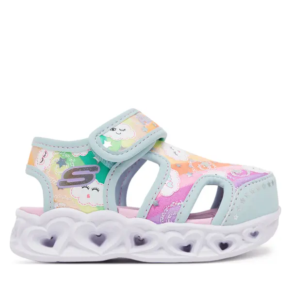 Skechers Sandale Skechers Heart Lights Sandals-Cutie Clouds 302977N/TQMT Tirkizna