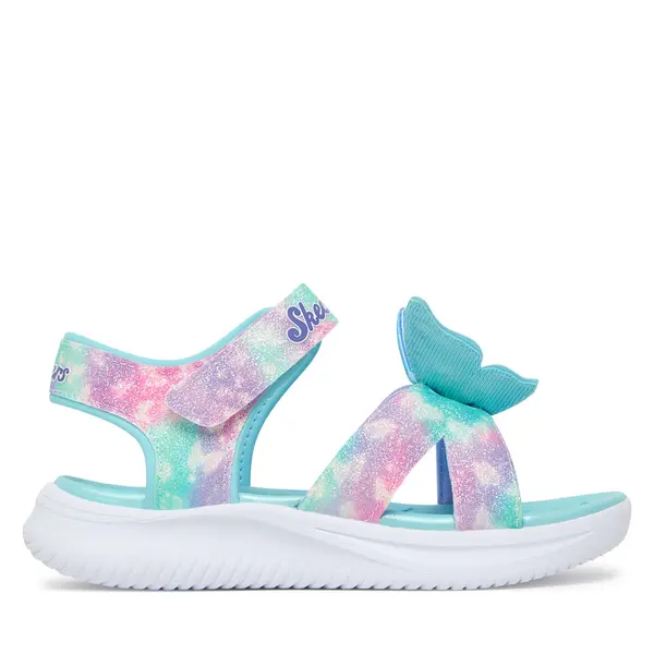Skechers Sandale Skechers Jumpsters Sandal - Butterfly Brites 303109L/AQMT Plava