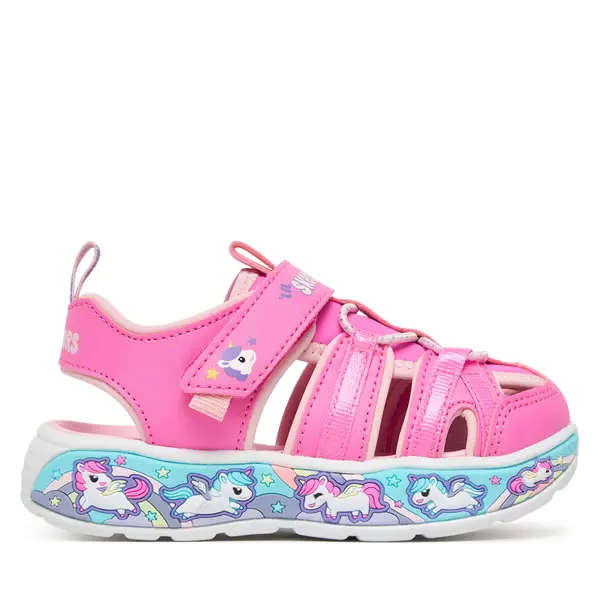 Skechers Sandale Skechers Play Scene Splash - Cute Crew 303162N/PKLP Ružičasta