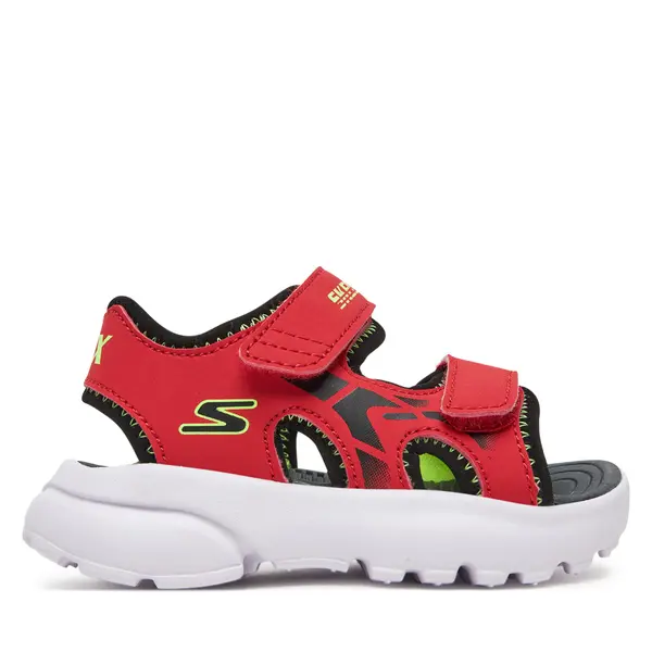 Skechers Sandale Skechers Razor Splash 406513N/RDBK Crvena