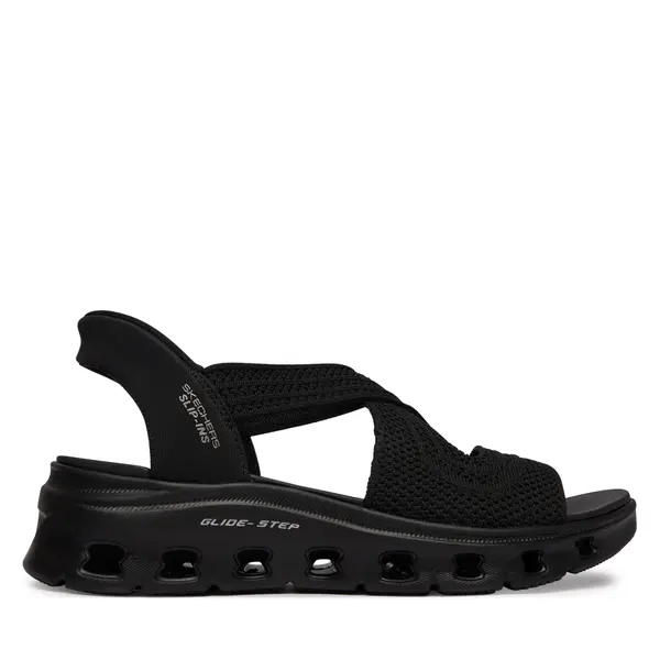 Skechers Sandale Skechers Slip-ins Glide-Step 119557/BBK Crna