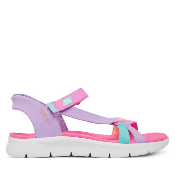 Skechers Sandale Skechers Slip-Ins: Go Walk Flex Sandal - Lots Of Sol 303028L/MLT Ljubičasta