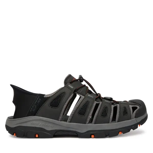 Skechers Sandale Skechers Tresmen  205187/BLK Crna