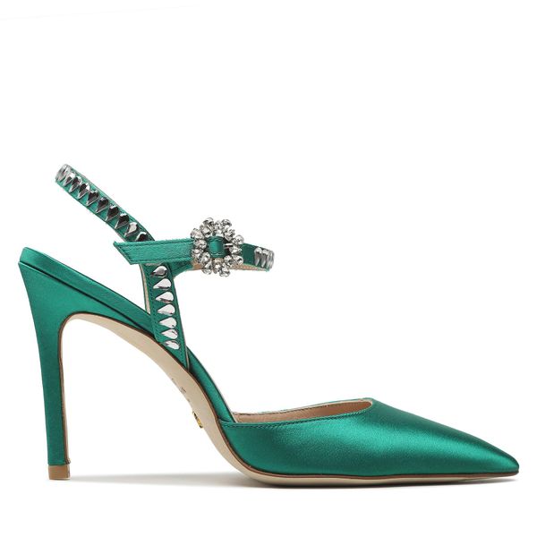 Stuart Weitzman Sandale Stuart Weitzman Gmcut 100 Ankstrp Pm SD154 Kelly Green