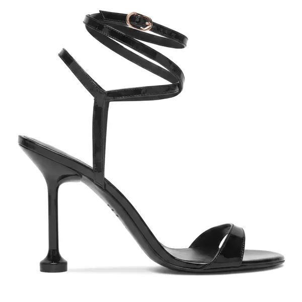 Stuart Weitzman Sandale Stuart Weitzman Naudistini Wrap 100 SM910 Crna