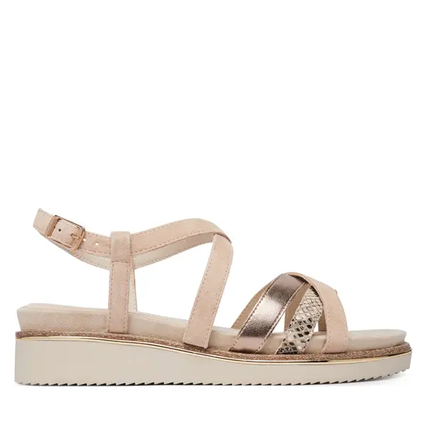 tamaris Sandale Tamaris 1-28237-44 Krem