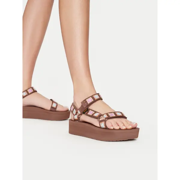 Teva Sandale Teva Flatform Universal Crochet 1150210 Smeđa