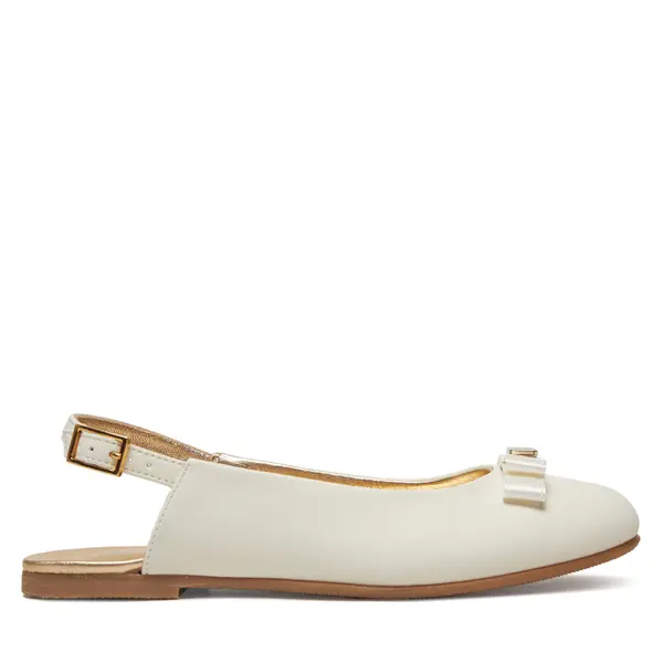 Tommy Hilfiger Sandale Tommy Hilfiger Ballerina Chanel T4A3-33929-0206 S Écru