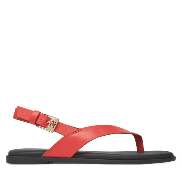 Tommy Hilfiger Sandale Tommy Hilfiger Color Block Thong Flat Sandal FW0FW08883 Narančasta