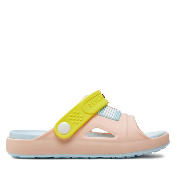 Tommy Hilfiger Sandale Tommy Hilfiger Comfy Sandal T3A2-33290-0083 S Pink/Yellow X447