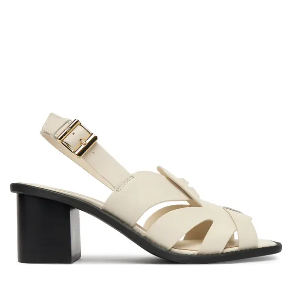 Tommy Hilfiger Sandale Tommy Hilfiger Cross Blocked Heel Sandal FW0FW09135 Bijela