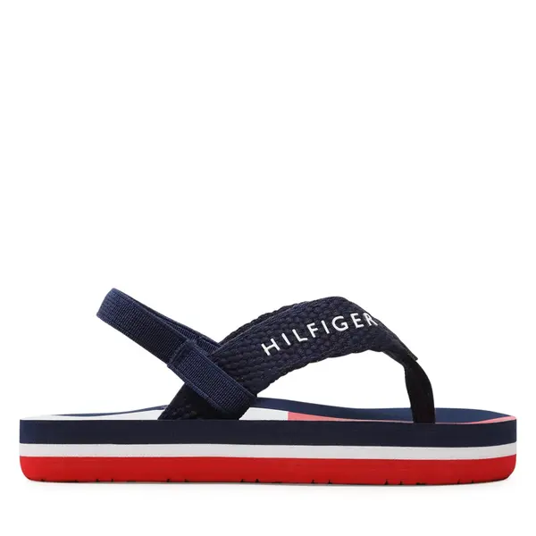 Tommy Hilfiger Sandale Tommy Hilfiger Flag Flap Flop T1B8-32917-0058 Tamnoplava