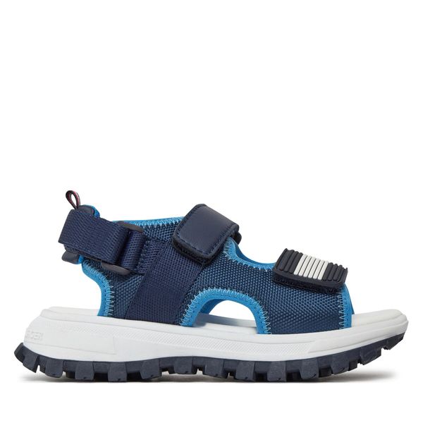 Tommy Hilfiger Sandale Tommy Hilfiger Flag Velcro Sandal T3B2-33434-1591 M Blue 800