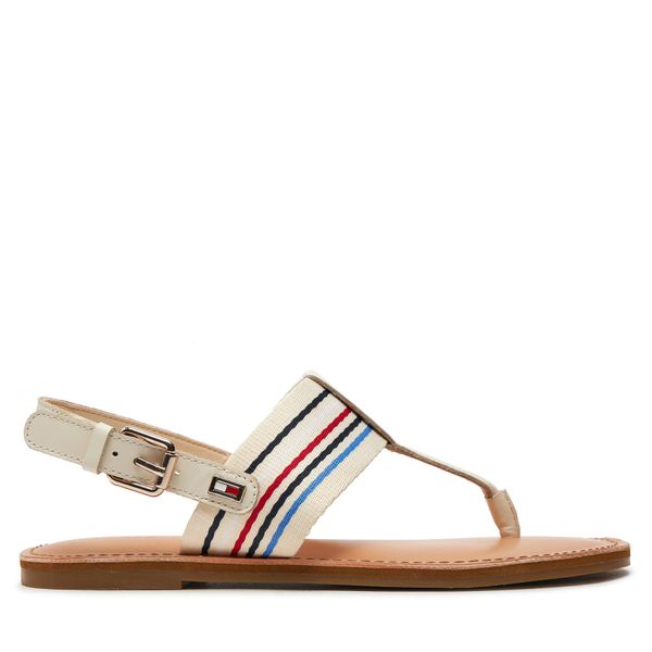 Tommy Hilfiger Sandale Tommy Hilfiger Flat Sandal Stripes FW0FW07924 Calico AEF