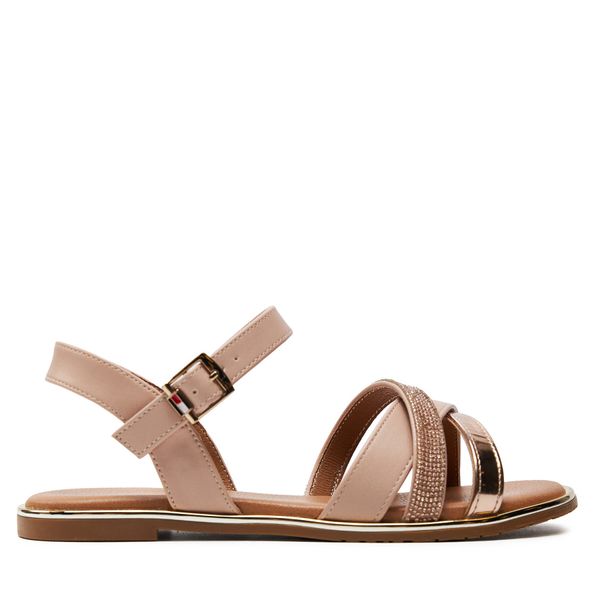 Tommy Hilfiger Sandale Tommy Hilfiger Flat Sandal T3A2-33252-0326 S Ružičasta