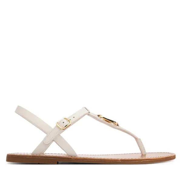 Tommy Hilfiger Sandale Tommy Hilfiger Leather Thong Sandal FW0FW09127 Bijela