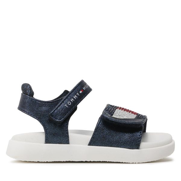 Tommy Hilfiger Sandale Tommy Hilfiger Strass Heart Velcro Sandal T1A2-32752-1367 M Blue 800