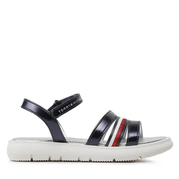 Tommy Hilfiger Sandale Tommy Hilfiger Stripes Velcro T4A2-32771-1372 M Tamnoplava