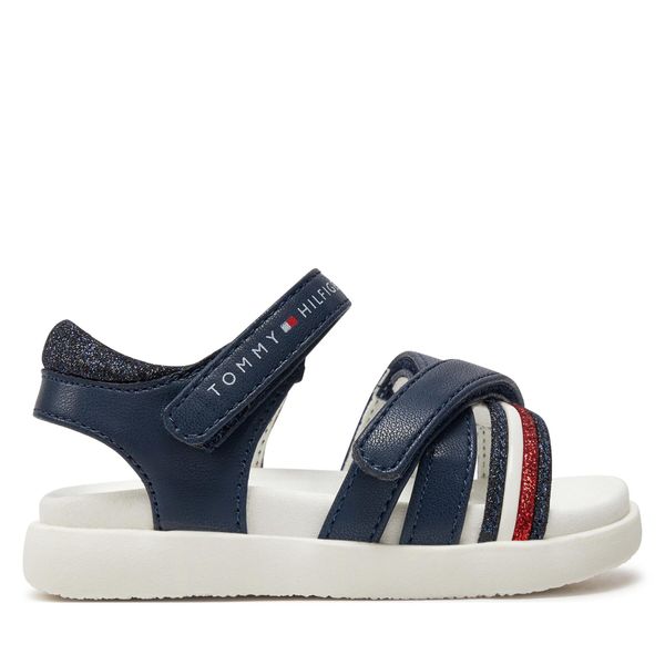 Tommy Hilfiger Sandale Tommy Hilfiger Strippes Velcro Sanadal T1A2-33234-0326 M Blue 800