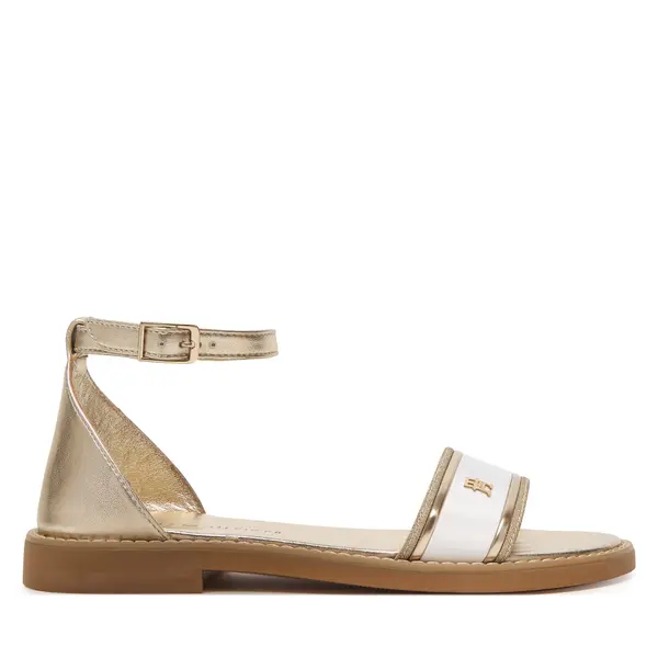 Tommy Hilfiger Sandale Tommy Hilfiger T4A2-34431-0517 D Zlatna