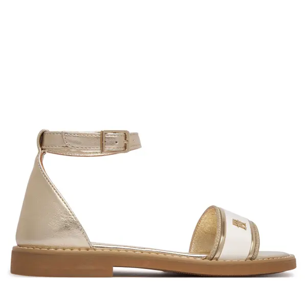 Tommy Hilfiger Sandale Tommy Hilfiger T4A2-34431-0517 S Zlatna