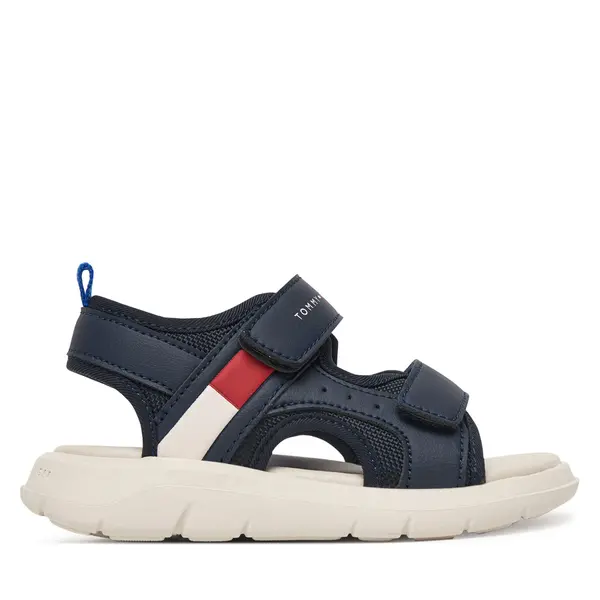 Tommy Hilfiger Sandale Tommy Hilfiger Velcro Sandal T1B2-34386-1591 Tamnoplava