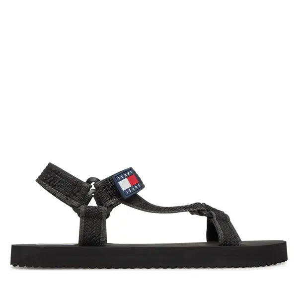 Tommy Jeans Sandale Tommy Jeans Tjm Casual Sandal EM0EM01563 Crna