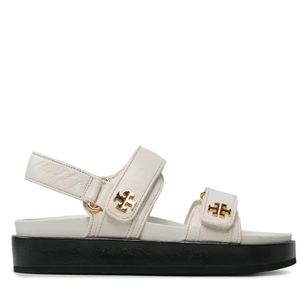 TORY BURCH Sandale Tory Burch Kira Sport Sandal Calf Leather 144328 Écru