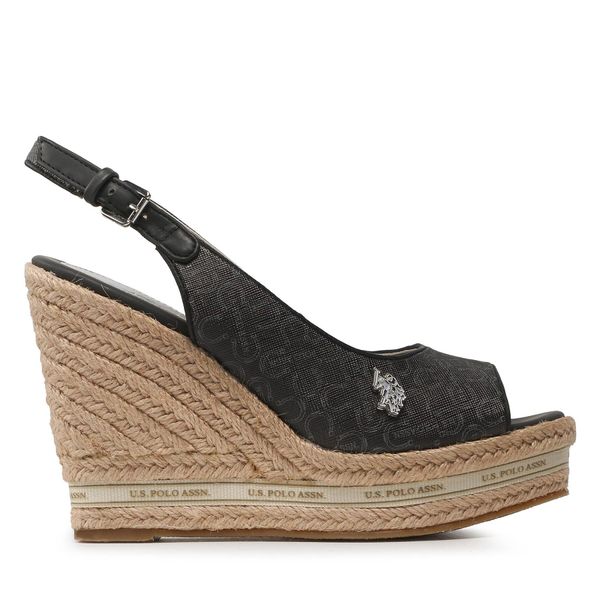 U.S. Polo Assn. Sandale U.S. Polo Assn. Aylin AYLIN012 PRINT Crna