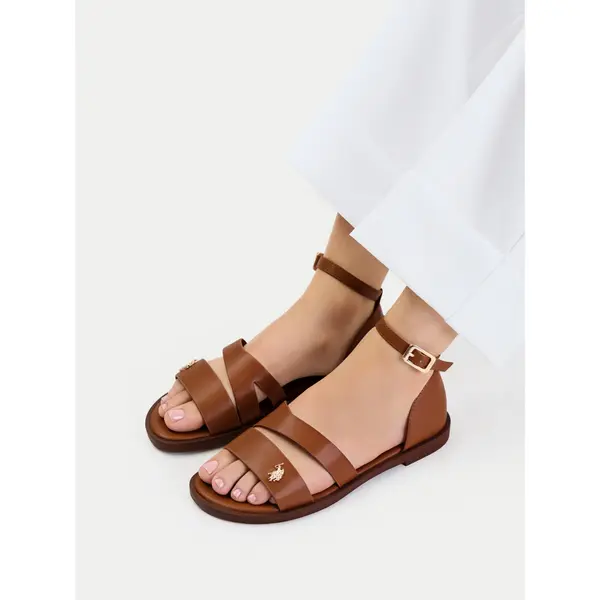 U.S. Polo Assn. Sandale U.S. Polo Assn. EO-CASSIE003W/6Y1 Smeđa