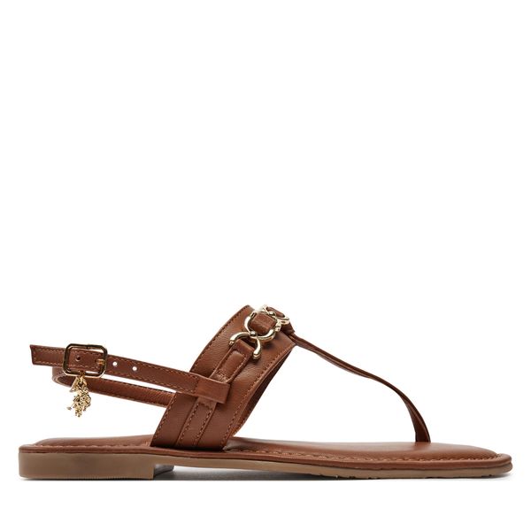 U.S. Polo Assn. Sandale U.S. Polo Assn. Linad002A lth LINDA002AW/4L2 Tan