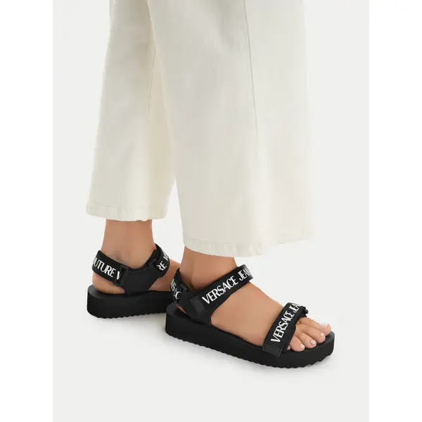Versace Jeans Couture Sandale Versace Jeans Couture 80VA3SX4 ZS630 Crna