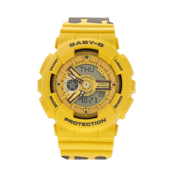 Baby-G Sat Baby-G BA-110XSLC-9AER Brown/Yellow