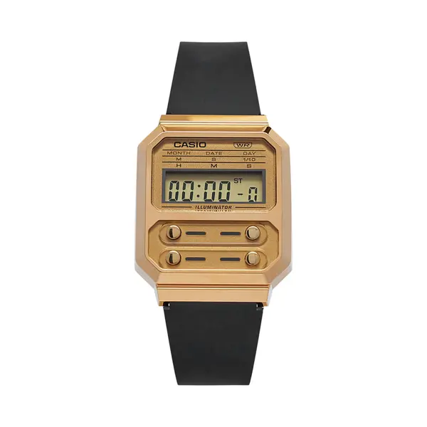 Casio Sat Casio A100WEFG-9AEF Zlatna