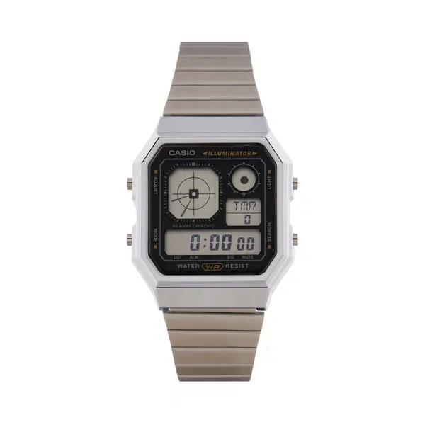 Casio Sat Casio A130WE-1AEF Srebrna
