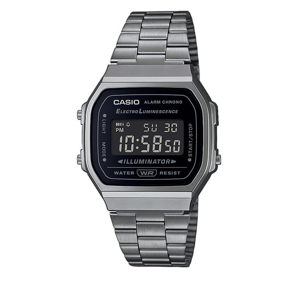 Casio Sat Casio A168WEGG-1BEF Srebrna