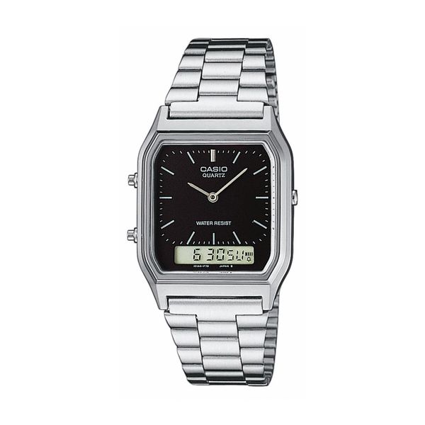 Casio Sat Casio AQ-230A-1DMQYES Black/Silver