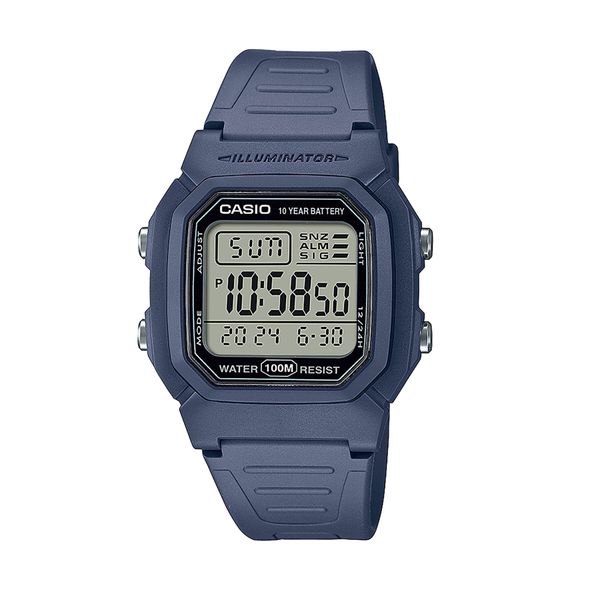 Casio Sat Casio Digital W-800H-2AVES Navy